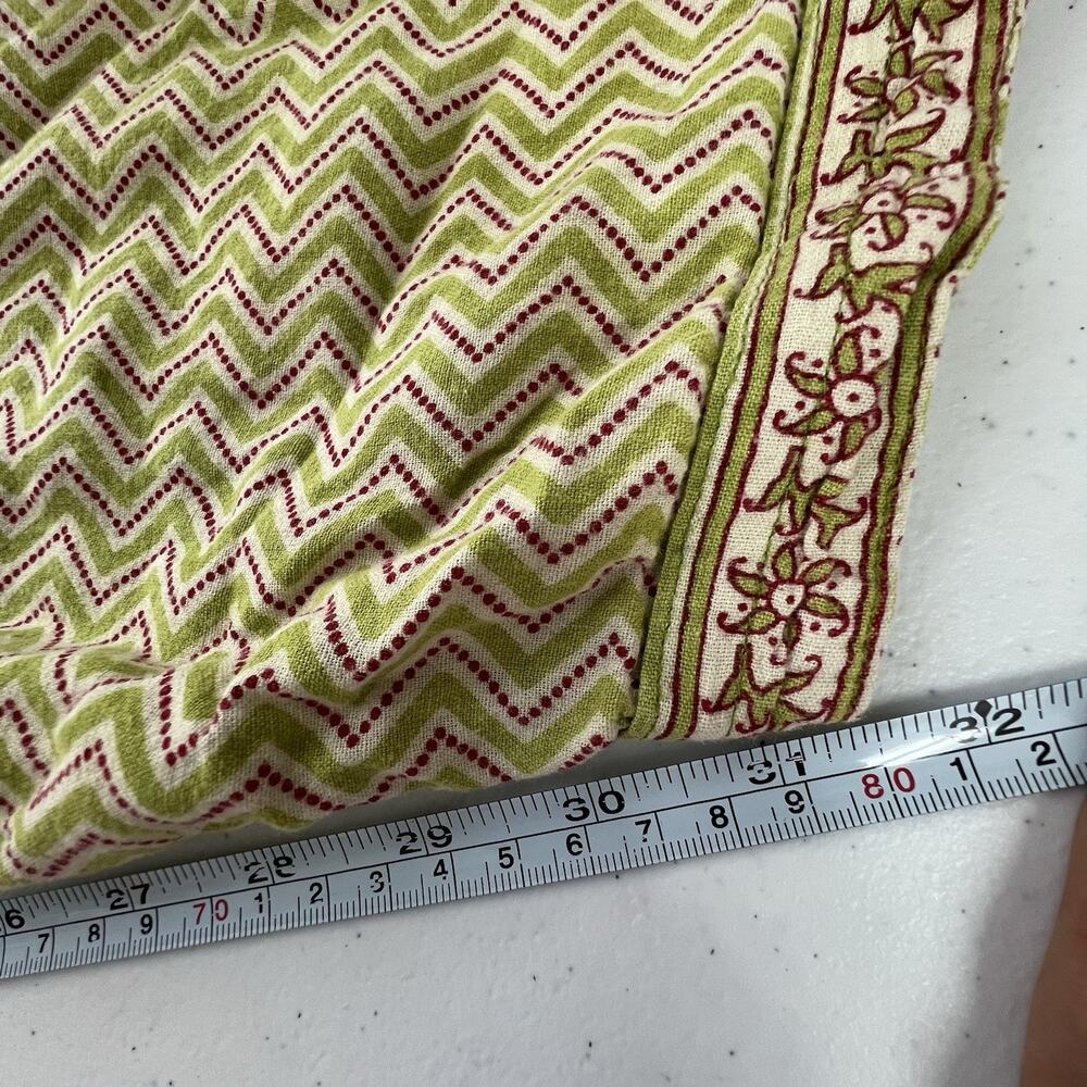 Harem Pants Chevron Geometric Cotton Fabric Hippie Baggy Boho Drop Crotch OS - Picture 10 of 11